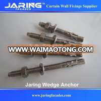 Stainless Steel AISI304/A2 316/A4 Wedge Anchor,Through Bolts for Wall Mounting M6 M8 M10